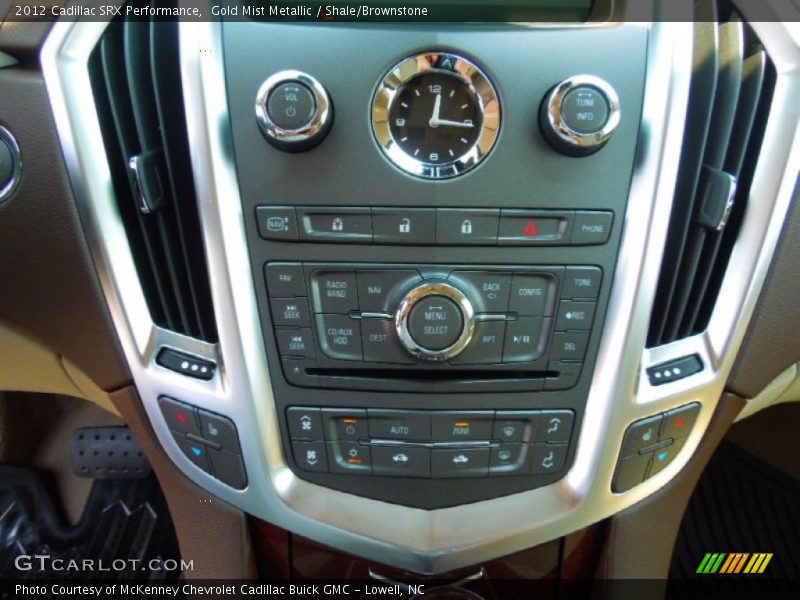 Gold Mist Metallic / Shale/Brownstone 2012 Cadillac SRX Performance