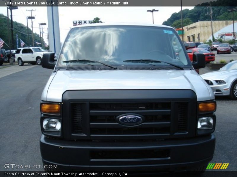 Ingot Silver Metallic / Medium Flint 2012 Ford E Series Van E250 Cargo