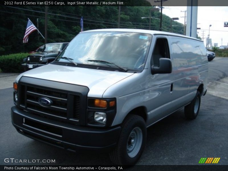 Ingot Silver Metallic / Medium Flint 2012 Ford E Series Van E250 Cargo