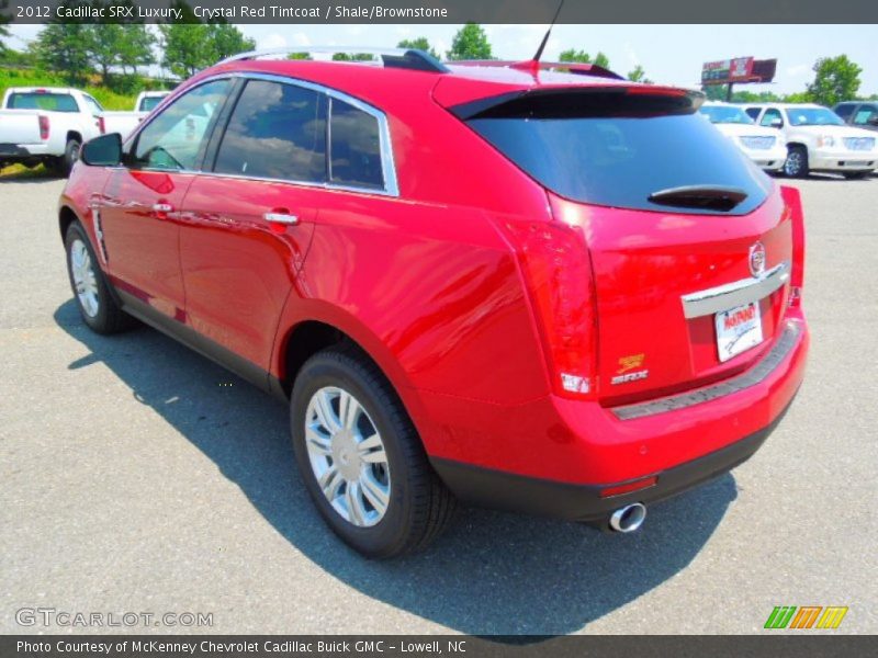 Crystal Red Tintcoat / Shale/Brownstone 2012 Cadillac SRX Luxury