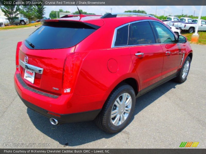 Crystal Red Tintcoat / Shale/Brownstone 2012 Cadillac SRX Luxury