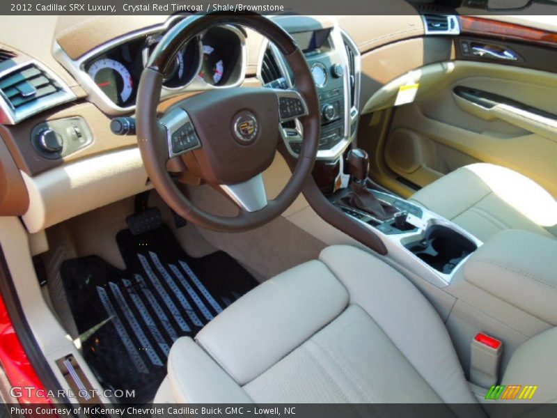 Shale/Brownstone Interior - 2012 SRX Luxury 