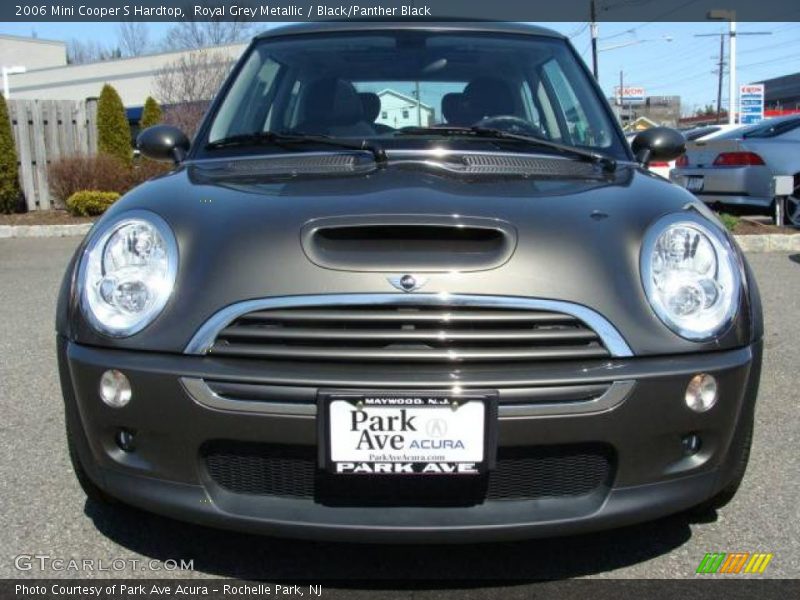 Royal Grey Metallic / Black/Panther Black 2006 Mini Cooper S Hardtop