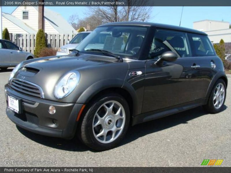 Royal Grey Metallic / Black/Panther Black 2006 Mini Cooper S Hardtop