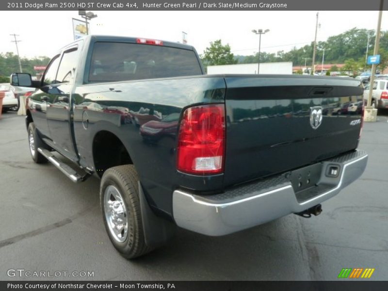 Hunter Green Pearl / Dark Slate/Medium Graystone 2011 Dodge Ram 2500 HD ST Crew Cab 4x4