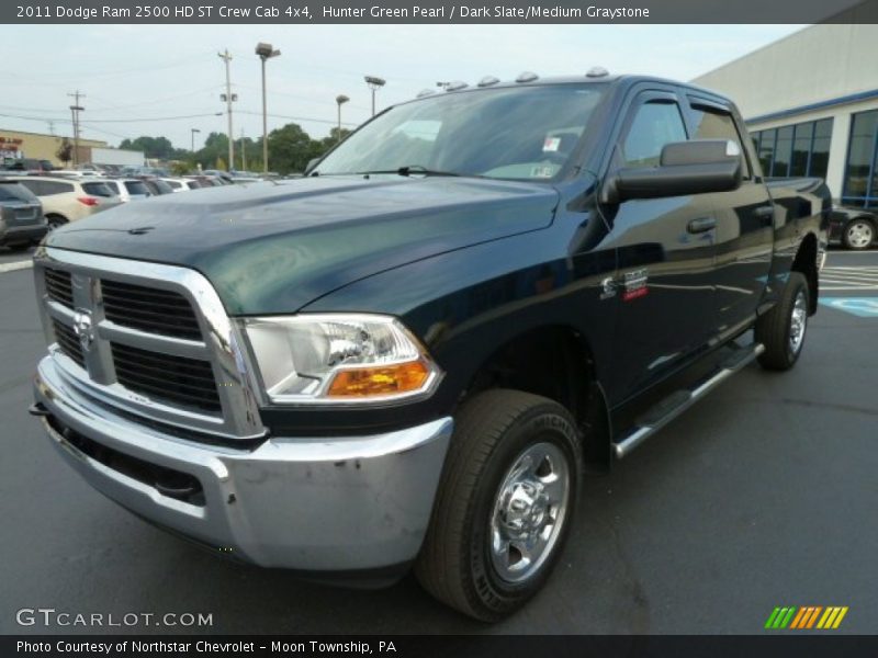 Hunter Green Pearl / Dark Slate/Medium Graystone 2011 Dodge Ram 2500 HD ST Crew Cab 4x4