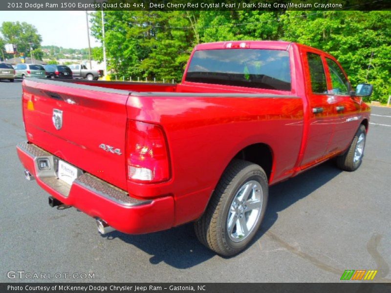 Deep Cherry Red Crystal Pearl / Dark Slate Gray/Medium Graystone 2012 Dodge Ram 1500 Express Quad Cab 4x4
