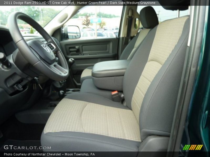 Hunter Green Pearl / Dark Slate/Medium Graystone 2011 Dodge Ram 2500 HD ST Crew Cab 4x4