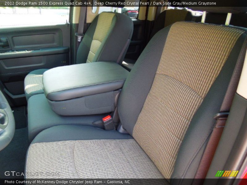 Deep Cherry Red Crystal Pearl / Dark Slate Gray/Medium Graystone 2012 Dodge Ram 1500 Express Quad Cab 4x4