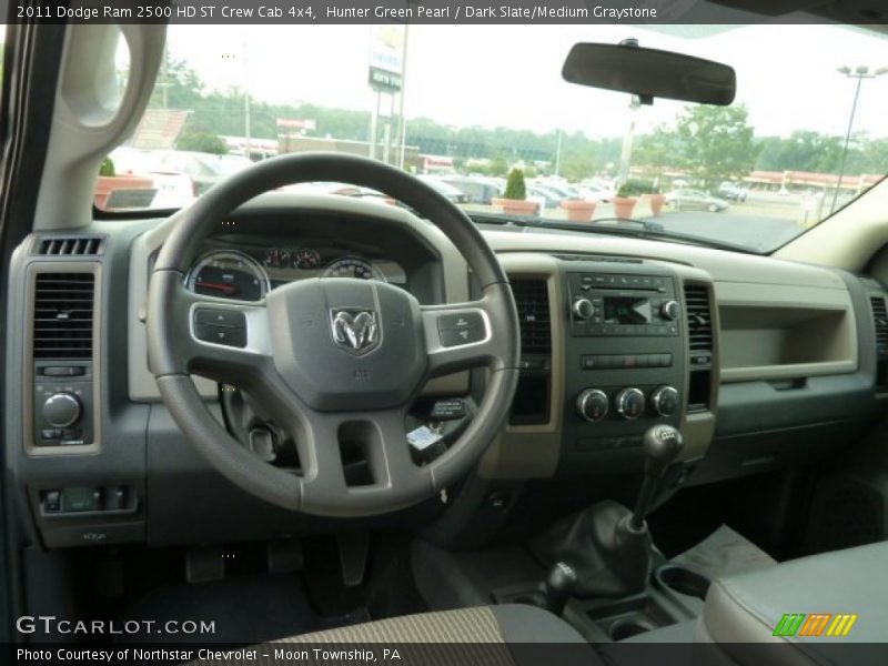 Hunter Green Pearl / Dark Slate/Medium Graystone 2011 Dodge Ram 2500 HD ST Crew Cab 4x4