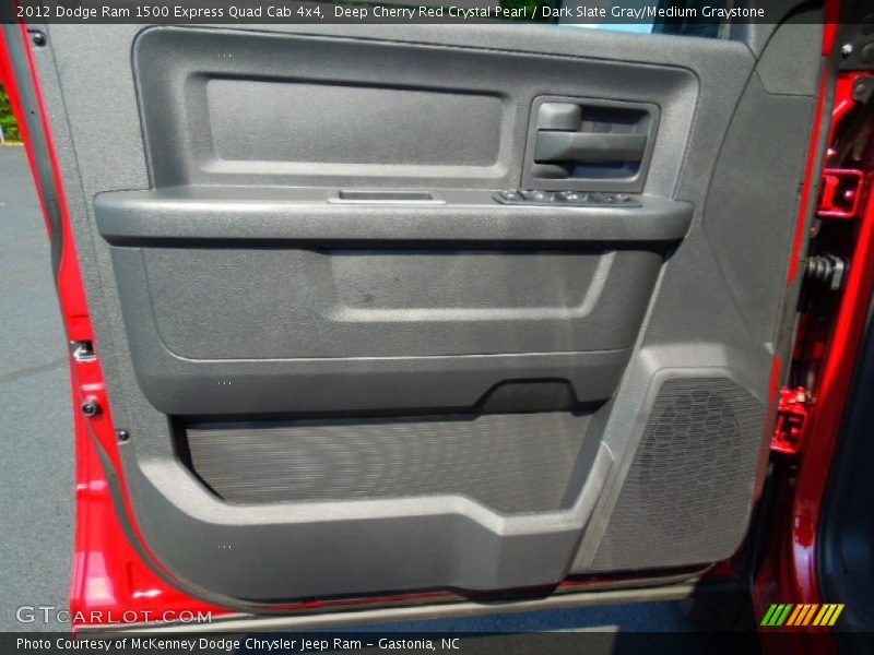 Deep Cherry Red Crystal Pearl / Dark Slate Gray/Medium Graystone 2012 Dodge Ram 1500 Express Quad Cab 4x4