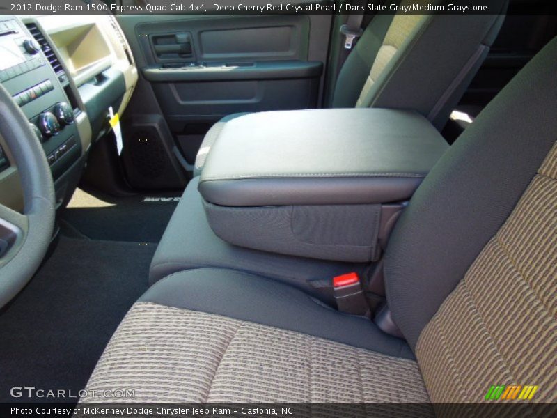 Deep Cherry Red Crystal Pearl / Dark Slate Gray/Medium Graystone 2012 Dodge Ram 1500 Express Quad Cab 4x4