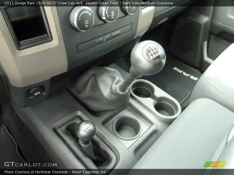 Hunter Green Pearl / Dark Slate/Medium Graystone 2011 Dodge Ram 2500 HD ST Crew Cab 4x4