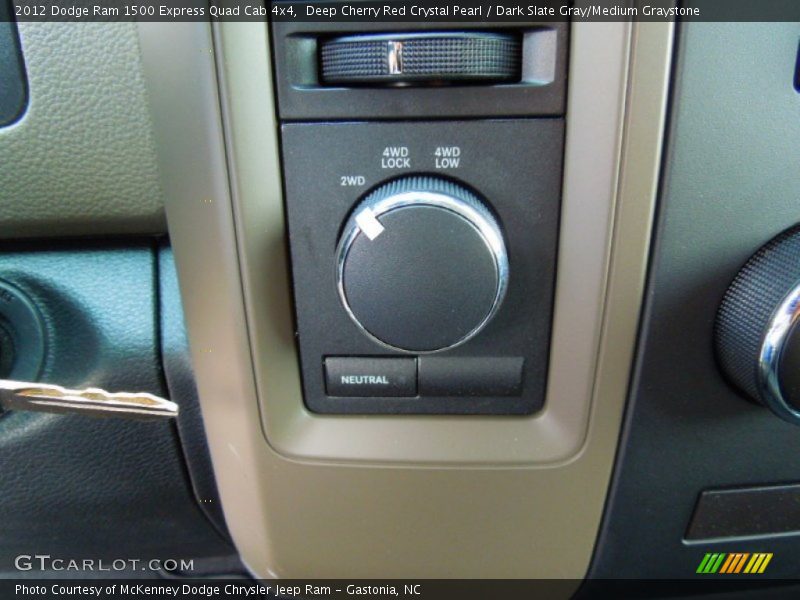 Deep Cherry Red Crystal Pearl / Dark Slate Gray/Medium Graystone 2012 Dodge Ram 1500 Express Quad Cab 4x4
