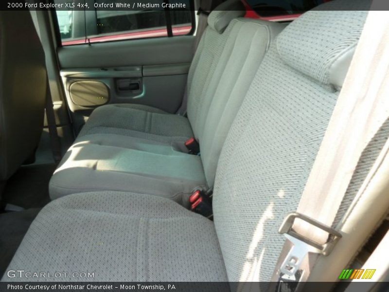 Oxford White / Medium Graphite 2000 Ford Explorer XLS 4x4