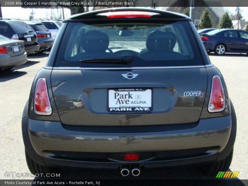 Royal Grey Metallic / Black/Panther Black 2006 Mini Cooper S Hardtop