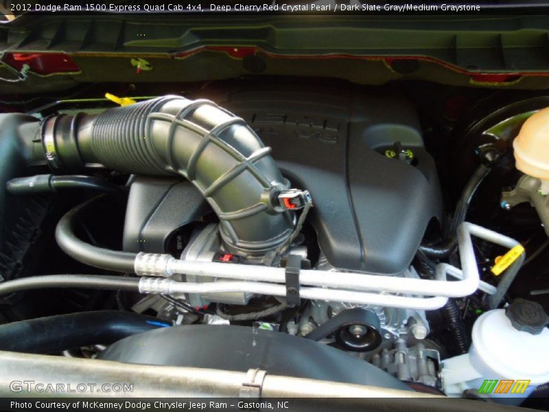 Deep Cherry Red Crystal Pearl / Dark Slate Gray/Medium Graystone 2012 Dodge Ram 1500 Express Quad Cab 4x4