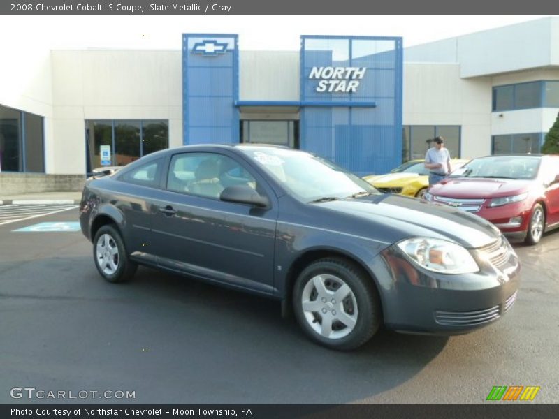 Slate Metallic / Gray 2008 Chevrolet Cobalt LS Coupe