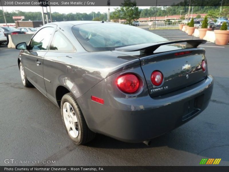 Slate Metallic / Gray 2008 Chevrolet Cobalt LS Coupe
