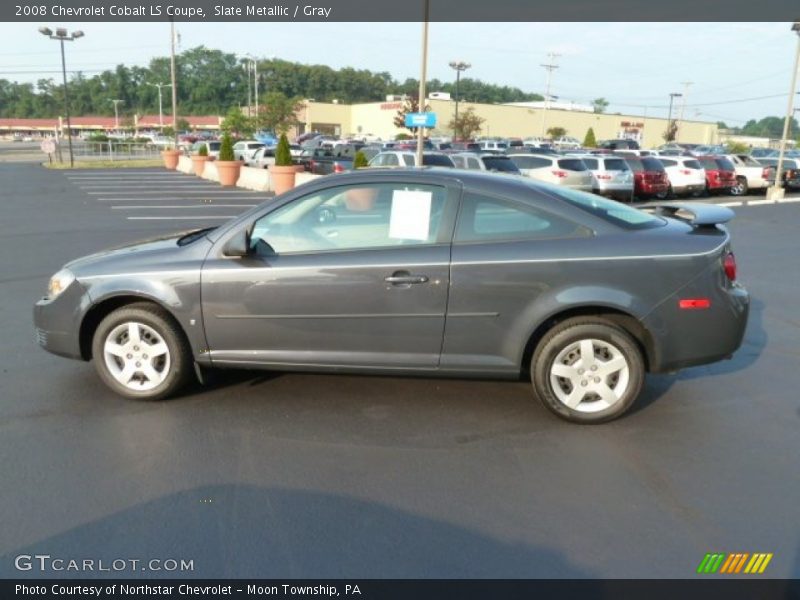 Slate Metallic / Gray 2008 Chevrolet Cobalt LS Coupe