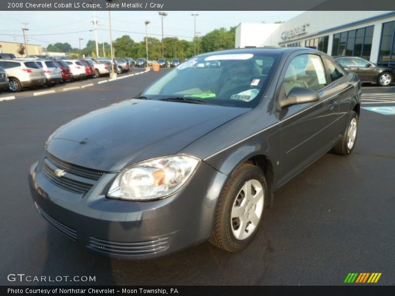 Slate Metallic / Gray 2008 Chevrolet Cobalt LS Coupe