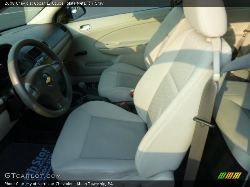 Slate Metallic / Gray 2008 Chevrolet Cobalt LS Coupe