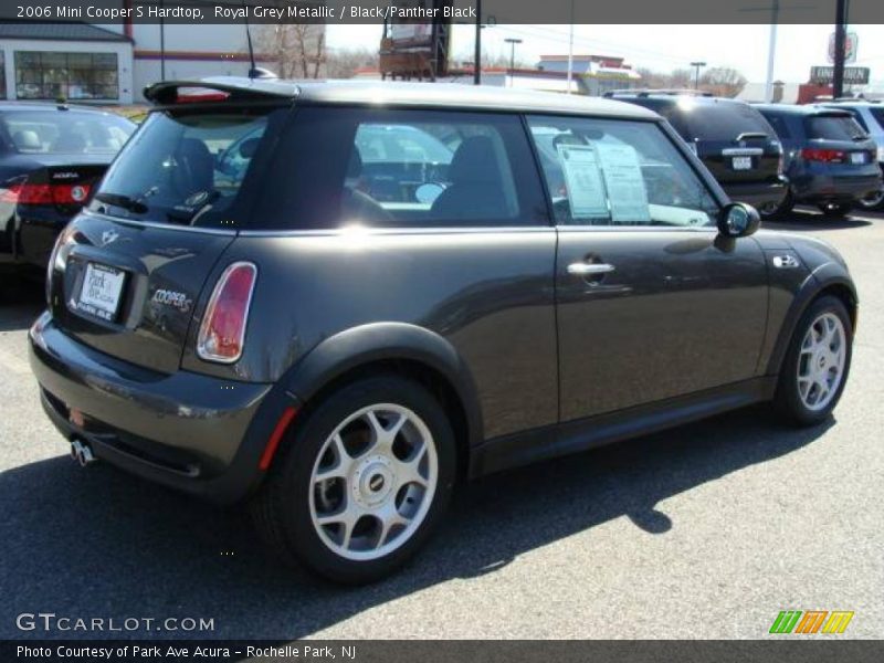 Royal Grey Metallic / Black/Panther Black 2006 Mini Cooper S Hardtop