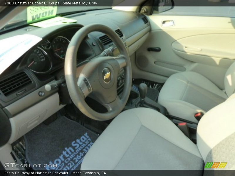 Slate Metallic / Gray 2008 Chevrolet Cobalt LS Coupe