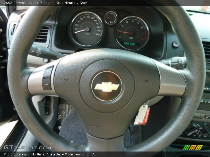 Slate Metallic / Gray 2008 Chevrolet Cobalt LS Coupe