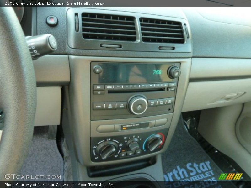 Slate Metallic / Gray 2008 Chevrolet Cobalt LS Coupe