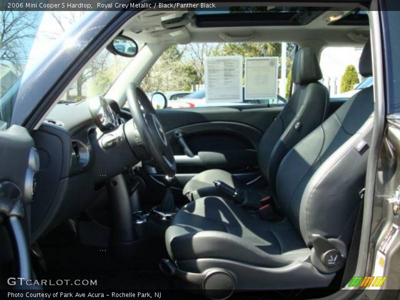 Royal Grey Metallic / Black/Panther Black 2006 Mini Cooper S Hardtop