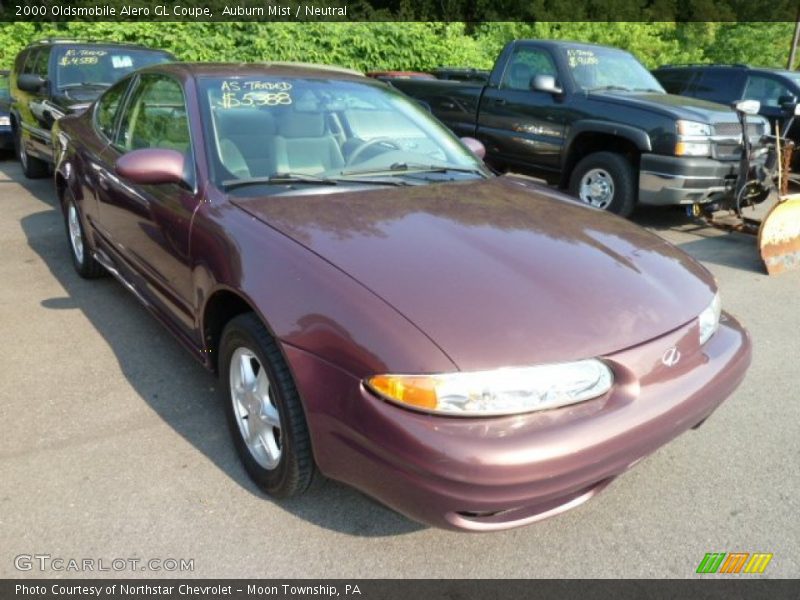 Auburn Mist / Neutral 2000 Oldsmobile Alero GL Coupe