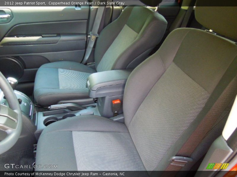 Copperhead Orange Pearl / Dark Slate Gray 2012 Jeep Patriot Sport