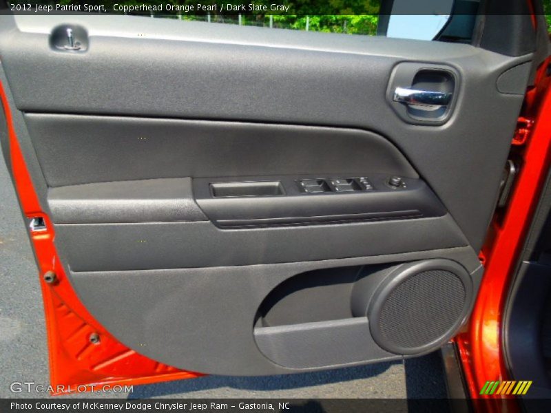 Copperhead Orange Pearl / Dark Slate Gray 2012 Jeep Patriot Sport