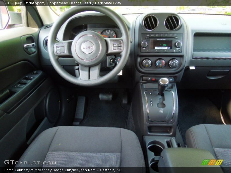 Copperhead Orange Pearl / Dark Slate Gray 2012 Jeep Patriot Sport