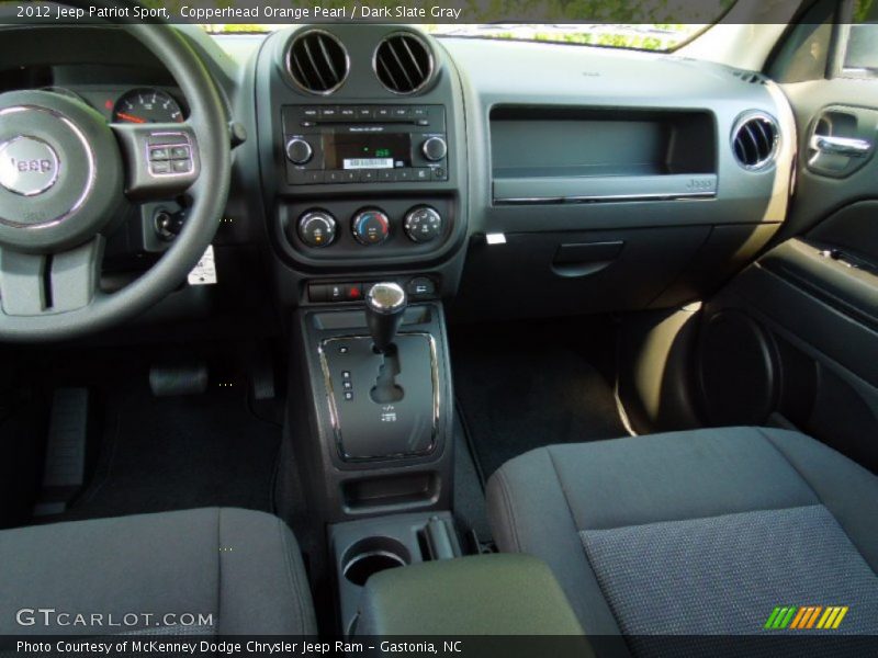 Copperhead Orange Pearl / Dark Slate Gray 2012 Jeep Patriot Sport