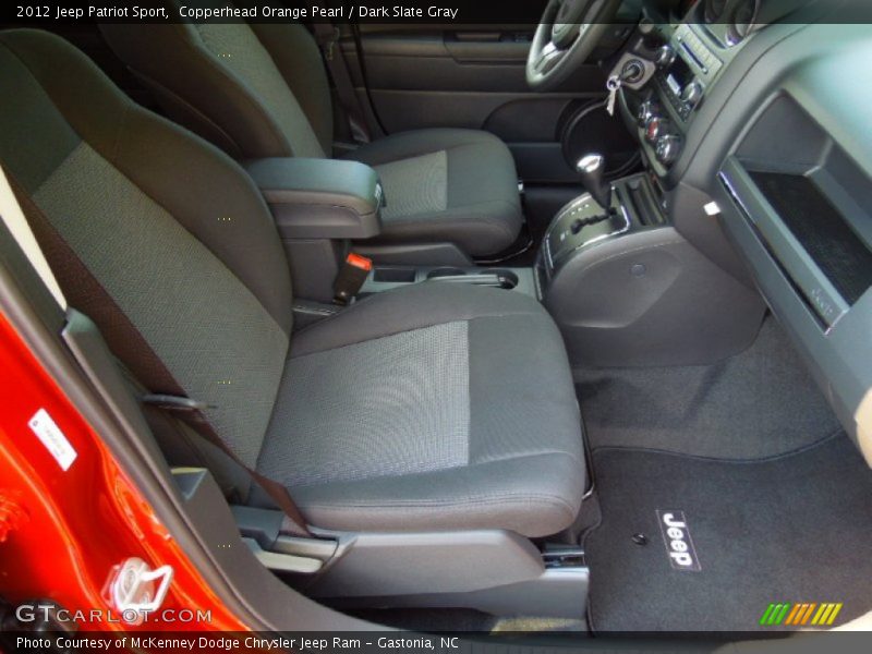 Copperhead Orange Pearl / Dark Slate Gray 2012 Jeep Patriot Sport