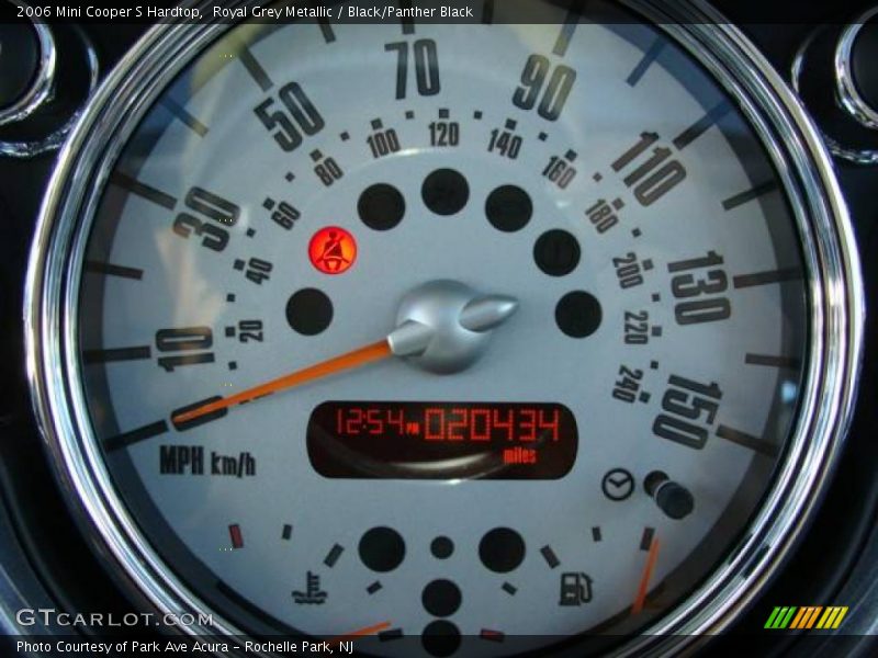 Royal Grey Metallic / Black/Panther Black 2006 Mini Cooper S Hardtop