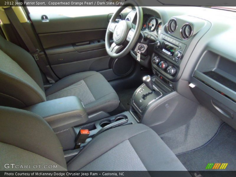 Copperhead Orange Pearl / Dark Slate Gray 2012 Jeep Patriot Sport