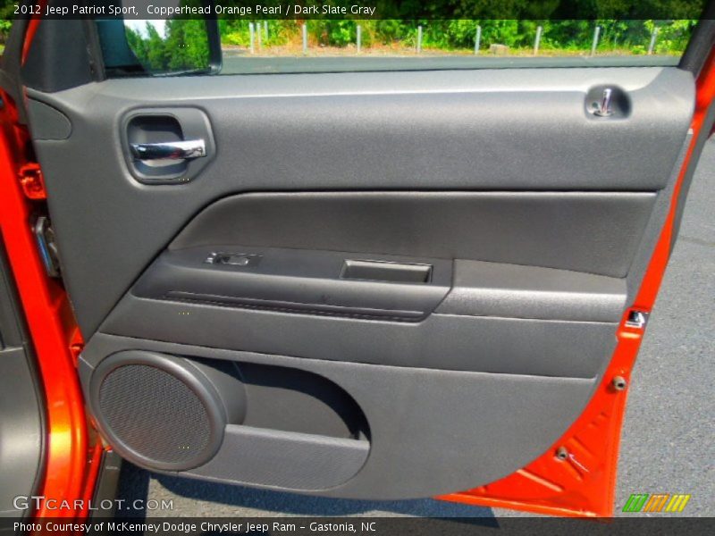 Copperhead Orange Pearl / Dark Slate Gray 2012 Jeep Patriot Sport