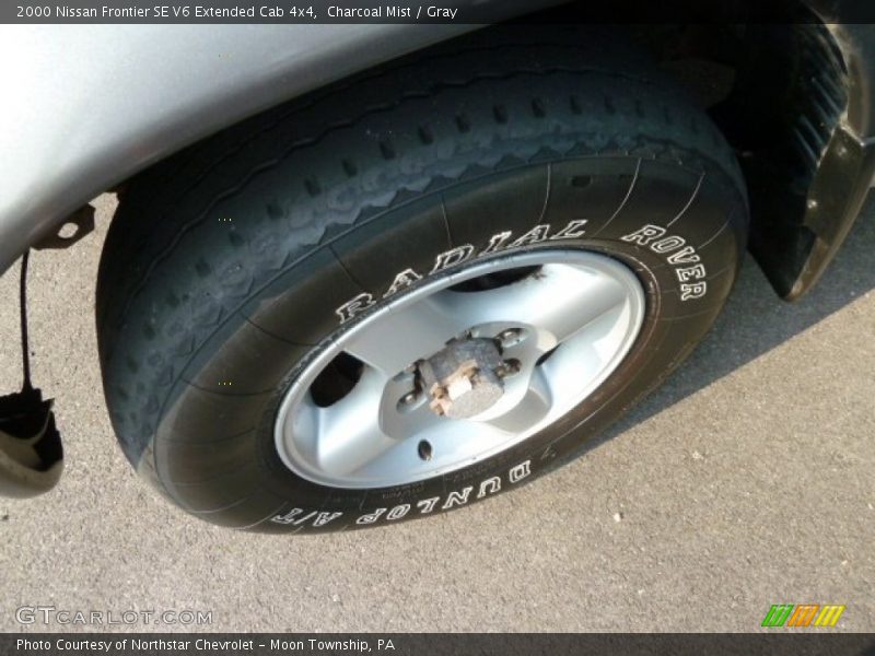 Charcoal Mist / Gray 2000 Nissan Frontier SE V6 Extended Cab 4x4