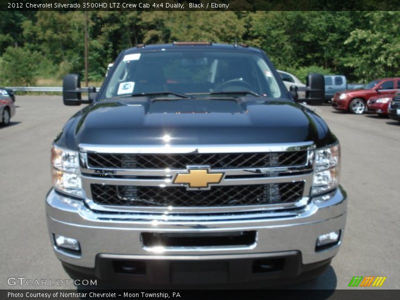 Black / Ebony 2012 Chevrolet Silverado 3500HD LTZ Crew Cab 4x4 Dually