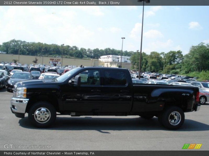 Black / Ebony 2012 Chevrolet Silverado 3500HD LTZ Crew Cab 4x4 Dually