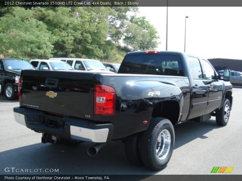 Black / Ebony 2012 Chevrolet Silverado 3500HD LTZ Crew Cab 4x4 Dually