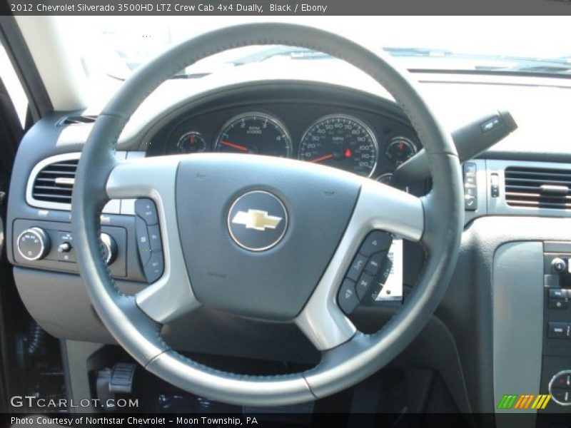 Black / Ebony 2012 Chevrolet Silverado 3500HD LTZ Crew Cab 4x4 Dually