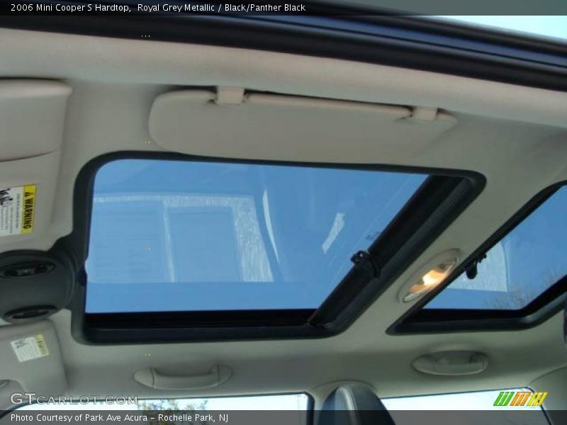 Royal Grey Metallic / Black/Panther Black 2006 Mini Cooper S Hardtop