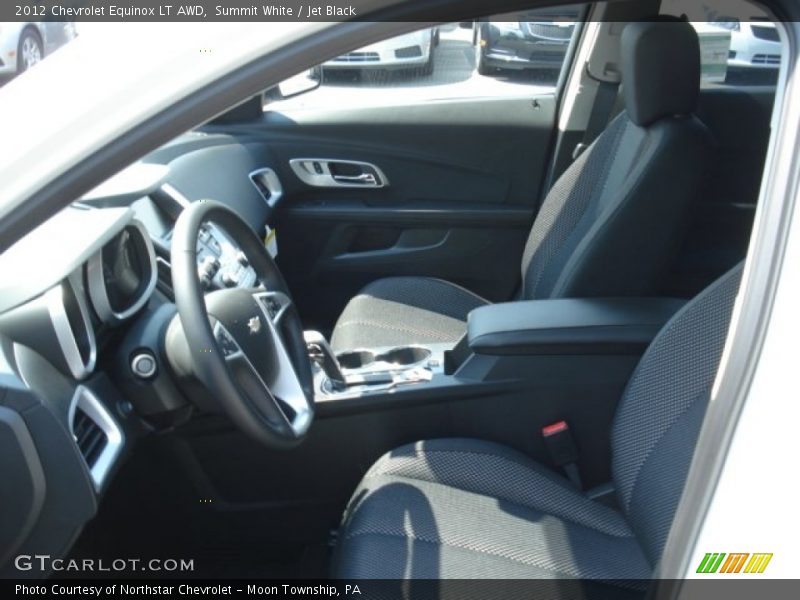 Summit White / Jet Black 2012 Chevrolet Equinox LT AWD