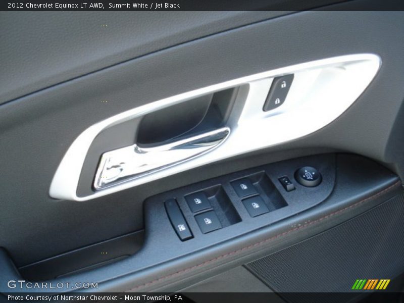Summit White / Jet Black 2012 Chevrolet Equinox LT AWD