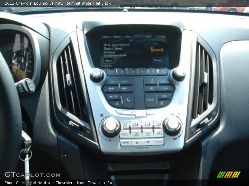 Summit White / Jet Black 2012 Chevrolet Equinox LT AWD