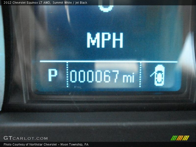 Summit White / Jet Black 2012 Chevrolet Equinox LT AWD